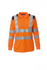 ARANCIONE FLUO/BLU NAVY