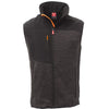 STEEL GREY MELANGE/NERO-ARANCIONE FLUO